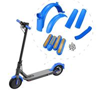 Gleamydot Patinete Delantero y Trasero Guardabarros Puños Cubiertas Laterales con Reflectantes Compatible para Xiaomi Patin eléctrico M365 1S Essential Pro 2 Scooter 3 Accesorios (Azul)