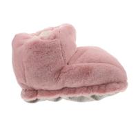GLEAVI 1 Paquete De Calentador De Pies Eléctrico USB De Felpa Suave De Piel De Conejo Sintética Almohadilla De Calentamiento Rápido Zapatillas Calentadas Desmontables Para Mujeres