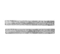 GLEAVI 1 par de pisapapeles de caligrafía: Prensa de Papel con el Signo del Zodiaco Chino - Barra de Regla de Metal grabada - Accesorio de Escritorio para Sujetar manuscritos y Herramientas de