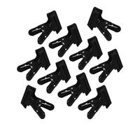 GLEAVI 10 Pinzas para Soporte de Fondo: Abrazaderas metálicas rápidas - Retenedor de Soporte de Fondo - Pinzas de Resorte Resistentes para Tela de Fondo de PVC con Punta de Goma