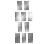GLEAVI 10hojas Puntos Reflectivos para Escaneo Marcadores De Película Reflectante Puntos De Referencia Resistentes y Duraderos para Seguimiento Preciso Escáneres