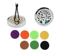 GLEAVI 10piezas Difusor De Fragancia Para Coche Con Clip De Ventilación Aromaterapia Con Almohadillas De Repuesto Diseño Elegante y Funcional Para Crear Un Agradable Vehículos y Hogar