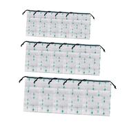 GLEAVI 15piezas Bolsa De Viaje Transparente Cordón Unidades Esmerilada Estampado De Cactus s