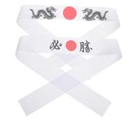 GLEAVI 2 Diademas Con Capucha Y Coleteros Para El Pelo Bandanas De Karate Kid Japonesas Camisetas Del Día De Pi Camiseta Del Cascanueces Gorro De Karate Muñequeras Para Mujer