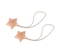 GLEAVI 2 Piezas botón magnético de Cortina Amarre imanes retenciones Cortinas alzapaños de Cortina Atar Tiebos de Cortina Decorativos Tiebos de Cortina magnética Metal Oro Rosa