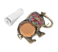 GLEAVI 2 Piezas de Perfume Sólido para Salpicadero de Coche Clip de Elefante Piedra de Aire para Coche Clip de Perfume con de Imitación Accesorio Decorativo para