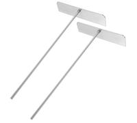 GLEAVI 2 piezas Esparcidor de Masa Inoxidable Herramienta de Cocina para Crepes y Pancakes Utensilio Ergonómico para Cocinar para Sartenes y Plancha Eléctrica