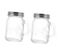 GLEAVI 2 piezas Frascos de Condimentos de Vidrio Saleros y Pimenteros Mini con Orificios Botellas para Especias Reutilizables para Cocina y Restaurante