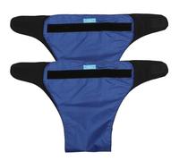 GLEAVI 2 Piezas Pañales para Adultos, Pañales Antifugas de Tela Lavables y Reutilizables, Fibra Cloth, Azul, Diseño Ajustable, para Pacientes y Personas Mayores, Silla Varios estilos