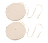 GLEAVI 2 Rollos de Cinta de Algodón para Encuadernar Documentos y Reparación de Libros, 1cm de Ancho, 45 Metros, Unión Suave para Reparaciones en Bibliotecas y Archivos
