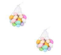 GLEAVI 2 Series Huevos Pintados De Colores Aula Chicos Suministros De Artesanía para Juguete para Huevos Artificiales Suministros De Manualidades para 40 Piezas