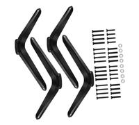 GLEAVI 2 Series Soporte para TV de Base de Mesa con Tornillos Diseño Moderno Minimalista Instalación sin Herramientas Compatible con Salas y Dormitorios