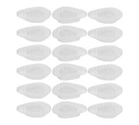 GLEAVI 20 Pares de Almohadillas Nasales de Silicona Suaves para Gafas de Sol, Repuestos Transparentes Antideslizantes, Tamaño 0,5 X 0,3 Pulgadas, Accesorios para Puente de Gafas, Uso