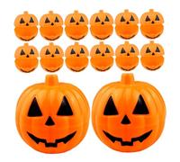 GLEAVI 20 Piezas Caja de Dulces de Calabaza para Halloween Minicalabazas de Plástico Unidades para Repartir Golosinas Fiestas
