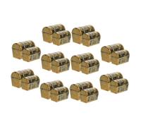 GLEAVI 20piezas Mini Cofres Del Tesoro De Plástico Cofres Pequeños Para Decoración Para Fiestas De Cumpleaños De Piratas Para Actividades Temáticas