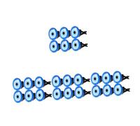 GLEAVI 24piezas Clips Decorativos Para Ventilación De Coche Diseño De Ojo Maligno Accesorios Aromáticos Para Auto Para Oficina y Hogar