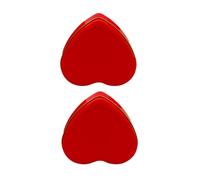 GLEAVI 2piezas Caja De Forma De Corazón Para Dulces Para De San Valentín y Almacenamiento De Snacks Contenedor De Festival Diseño Chic y Duradero