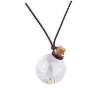 GLEAVI 2piezas Colgante De Perfume Para Coche De Vidrio Adorno Colgante Decorativo Color Blanco Patrón De Crisántemo Sin Líquido Accesorio De Decoración Para Vehículo Resistente