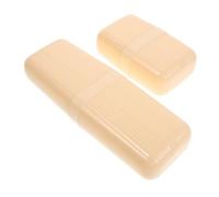 GLEAVI 2piezas Taza De Lavado Para Cepillos De Dientes Unidades Jabonera De Organizador De Viaje Para Cepillos De Dientes Camping y Sanitarios