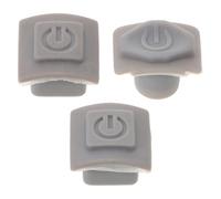 GLEAVI 3 Botones de Encendido y Apagado para Micrófono de Goma, Kit de Reemplazo Antideslizante, Compatible con Micrófonos Inalámbricos Liangyun 32006, Adecuado para Karaoke, Estudio