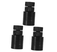 GLEAVI 3 Piezas bloque gato Soporte elevación maquinaria Soporte nivelación ajustable gatos tirantes Soporte gato tornillo gato maquinista Torcer a mano Jack acero