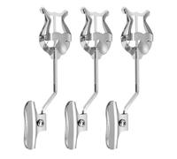 GLEAVI 3 Pinzas Metálicas para Lira de Trompeta y Trombón Soporte Ligero para Partituras de Música de Marcha Accesorio Portátil para Desfiles y Conciertos al Aire Libre