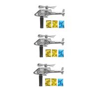 GLEAVI 3juegos Difusor De Forma De Helicóptero Para Vehículos Decoración De Aire Giratoria Incluye Variedades De Fragancias Para Hogar Oficina y Coches