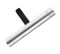 GLEAVI 3piezas Difusor De Para Coche De Silicona Con Clip De Ventilación Varillas De Esencial y Diseño Elegante Ambientador De Aire Para Crear Un Entorno Agradable Color Plata