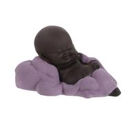 GLEAVI 3piezas Estatua De Buda Maitreya De Cerámica Mascota De Té para Decoración De Escritorio Figura De Buda para del Té y Decoración del Hogar