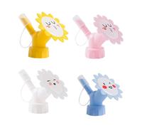 GLEAVI 4 Aspersores de Agua para Botella Doble Cabezal, Boquilla Rociadora de Plástico Pp para Riego Delicado de Flores y Plantas, Accesorio de Jardinería Multicolor Color Aleatorio