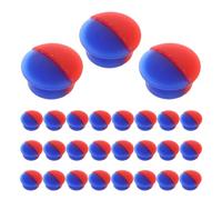 GLEAVI 40 Botones Indicadores para Manijas de Grifo Etiquetas de Agua Caliente y Fría de Silicona Bicolor Accesorios Decorativos para Baño y Cocina Repuestos Compatibles para Grifos