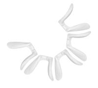 GLEAVI 5 Almohadillas Nasales para Gafas Tornillo Modelo Corto 569 de Silicona Transparente Antideslizante para Reemplazo Soporte Nasal Cómodo Kit de Reparación