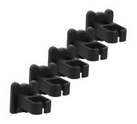 GLEAVI 5 Piezas Soporte de Secador de Pelo Pared sin Taladro Organizador de Herramientas de Resistente la Humedad para Baño Estante Ahorra Espacio con Gestión de Cables