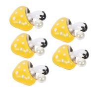 GLEAVI 5piezas Adornos De Aire Para Automóvil Encantadores Clips De Hongo Decorativos Accesorios Interiores Para Coches Mejora La Estética Experiencia De Conducción