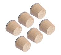 GLEAVI 6 piezas Tapón de Madera para Botella Térmica de Compatible con Termos y Botellas de Agua Caliente Cierre Hermético para Mantener Temperatura para Cocina y Uso Diario