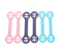 GLEAVI 6 Pinzas Ajustables para Baberos de Plástico para Recién Nacidos, Cómodas y Fáciles de Usar, Ideales para Viajes y Uso en Casa