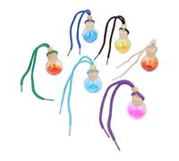 GLEAVI 6piezas Pack De Botellas De Perfume De Vidrio Para Coche Difusor De Para Ambientar El Interior Del Vehículo Decoración Elegante y Práctica Para Esencias y Aceites Esenciales
