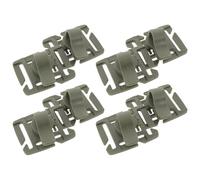 GLEAVI 8 Clips Giratorios para Tubo de Hidratación de Mochila Color Verde Militar Soporte Antideslizante y Ultraligero Accesorios para Camping y Senderismo Fijación Segura para Bolsa