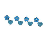 GLEAVI 8piezas Clip De Ventilación Para Coche Diseño De Corazón y Flor De Decoración Elegante Accesorios Rhinestone Para Modelos De Automóviles Difusor De Práctico y Ligero