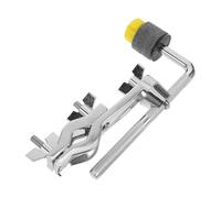 GLEAVI Abrazadera de Metal para Platillo Batería, Soporte para Brazo Articulado, Accesorio de Percusión Portátil y Ajustable, Color Amarillo, Montaje sin Herramientas para Músicos