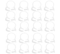 GLEAVI Abrazaderas de Nailon Blancas Dientes para Mangueras 255-275 MM 20 Unidades Clips Resistentes para Tubos de Aire Radiador y Piscinas Sujeción Segura para Fontanería y