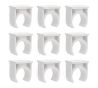 GLEAVI Abrazaderas para Tubo Pex de PVC 25 MM, 100 Unidades Gancho en U, Soporte Duradero para Instalación de Fontanería