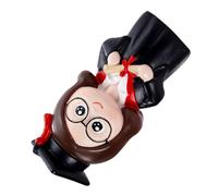 GLEAVI Adorno para Tarta de Graduación Muñeca Doctora Pequeña Decoración para Fiesta Temática Egresados Diseño Ligero y Creativo Adecuado para Postres y Mesas de Celebración