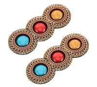 GLEAVI Adornos para Zapatos Dijes de Flores de Cristal, Estilo Bohemio para Mujer, Clips Decorativos para Sandalias y Fiestas, Par de Accesorios Boho para Calzado Elegante