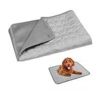GLEAVI Alfombrilla Refrescante para Mascotas Pequeña Tamaño S 50X40 CM Cojín de Verano de Nailon y Poliéster Transpirable Manta Lavable para Perros y Gatos Uso Interior y Exterior