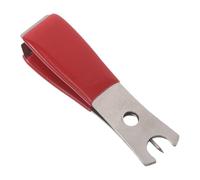 GLEAVI Alicates de Pesca Pequeños de Acero Inoxidable con Mango Antideslizante Rojo Cortador de Línea de Pesca para Agua Dulce y Salada Herramienta Compacta para Cortar Sedal y Quitar