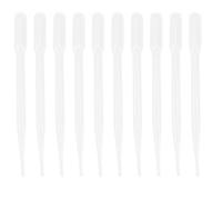 GLEAVI Alimentadores de Coral y Artemia 10 Piezas 3 Ml Tubos Largos de Plástico Transparente para Alimentación Precisa de Camarones Guppys y Peces Marinos Acuarios