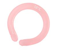 GLEAVI Almohadilla de Enfriamiento para Cuello Frío de Gel, Collarín Refrescante Portátil Rosa, Almohada Ligera y Pequeña para Alivio Térmico en Verano y Uso Exterior