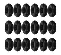 GLEAVI Anillos de Límite de Goma para Cables de Gimnasio 18 Piezas Repuestos para Poleas de Fitness Tope Elástico Resistente para Máquinas de Ejercicio Casa Accesorios Fitness