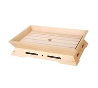 GLEAVI Bandeja De Madera Para Restaurante Platos De Madera Bandeja Para Comida Plato Para Servir Sushi Japonés Para Sushi Japonés Vajilla Japonesa Para